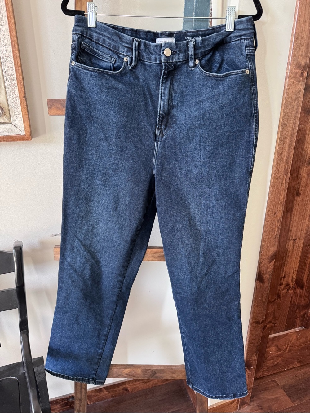 Good American Always Fit Good Curve‎ Straight Jeans size 14-18 plus